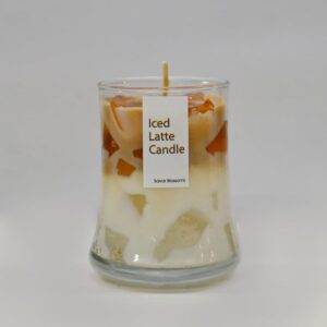 ☕🕯️ iced latte scented candle | coffee aroma jar candle | home décor, relaxation & gifting ✨🤎