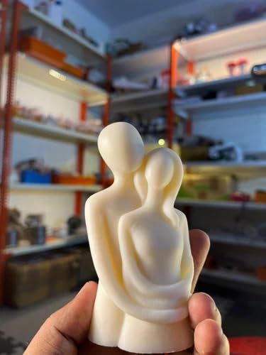 🌹💖🕯️ decorative candle set with rose design, white figure & pink heart shaped candles | elegant home décor & gifting ✨ 🌹💖🕯️ decorative candle set with rose design, white figure & pink heart shaped candles | elegant home décor & gifting ✨