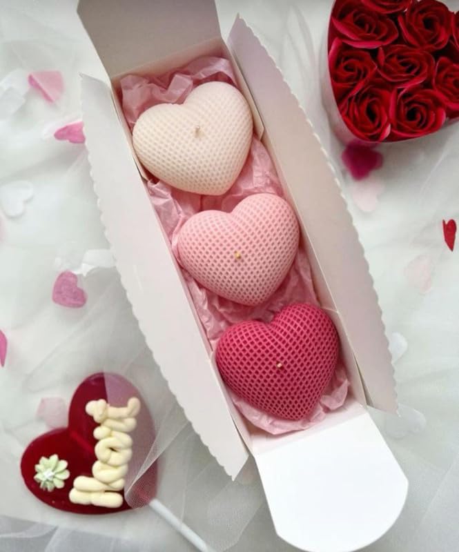 ๐ luxury heart textured candle gift box โ set of 3 | premium soy wax | romantic gifting edition โจ๐ฏ๏ธ๐ ๐ luxury heart textured candle gift box โ set of 3 | premium soy wax | romantic gifting edition โจ๐ฏ๏ธ๐