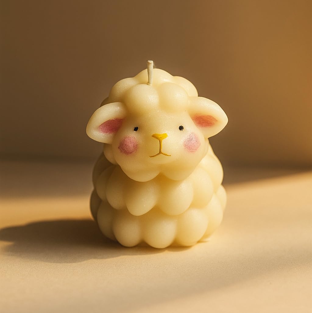 🐑🕯️ sheep shaped scented soy wax candle | cute aesthetic décor | cozy gifting 🤍✨ 🐑🕯️ sheep shaped scented soy wax candle | cute aesthetic décor | cozy gifting 🤍✨