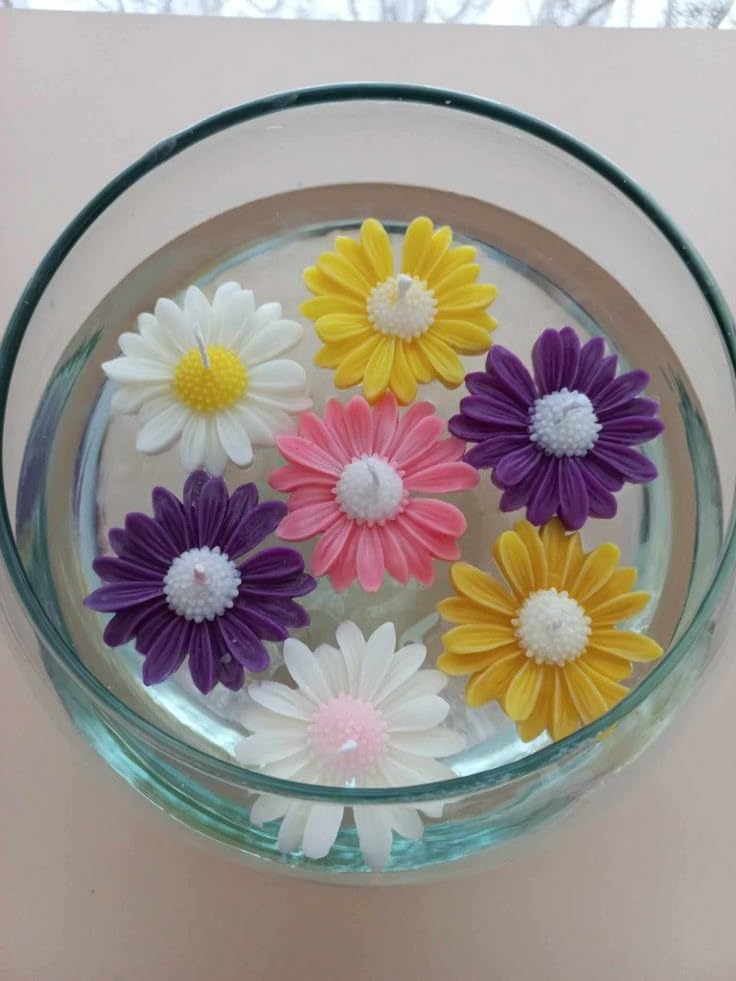 🌻🕯️ pink & yellow sunflower scented soy wax table decor – set of 4 | vibrant floral home décor & gifting ✨💛💖 🌻🕯️ pink & yellow sunflower scented soy wax table decor – set of 4 | vibrant floral home décor & gifting ✨💛💖