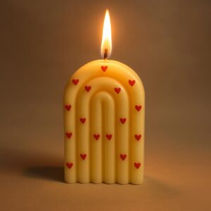 🤍❤️🕯️candle with heart detailing – pack of 2 | pure soy wax | cute aesthetic candle | pinterest inspired décor ✨🌸💘 💫 long description