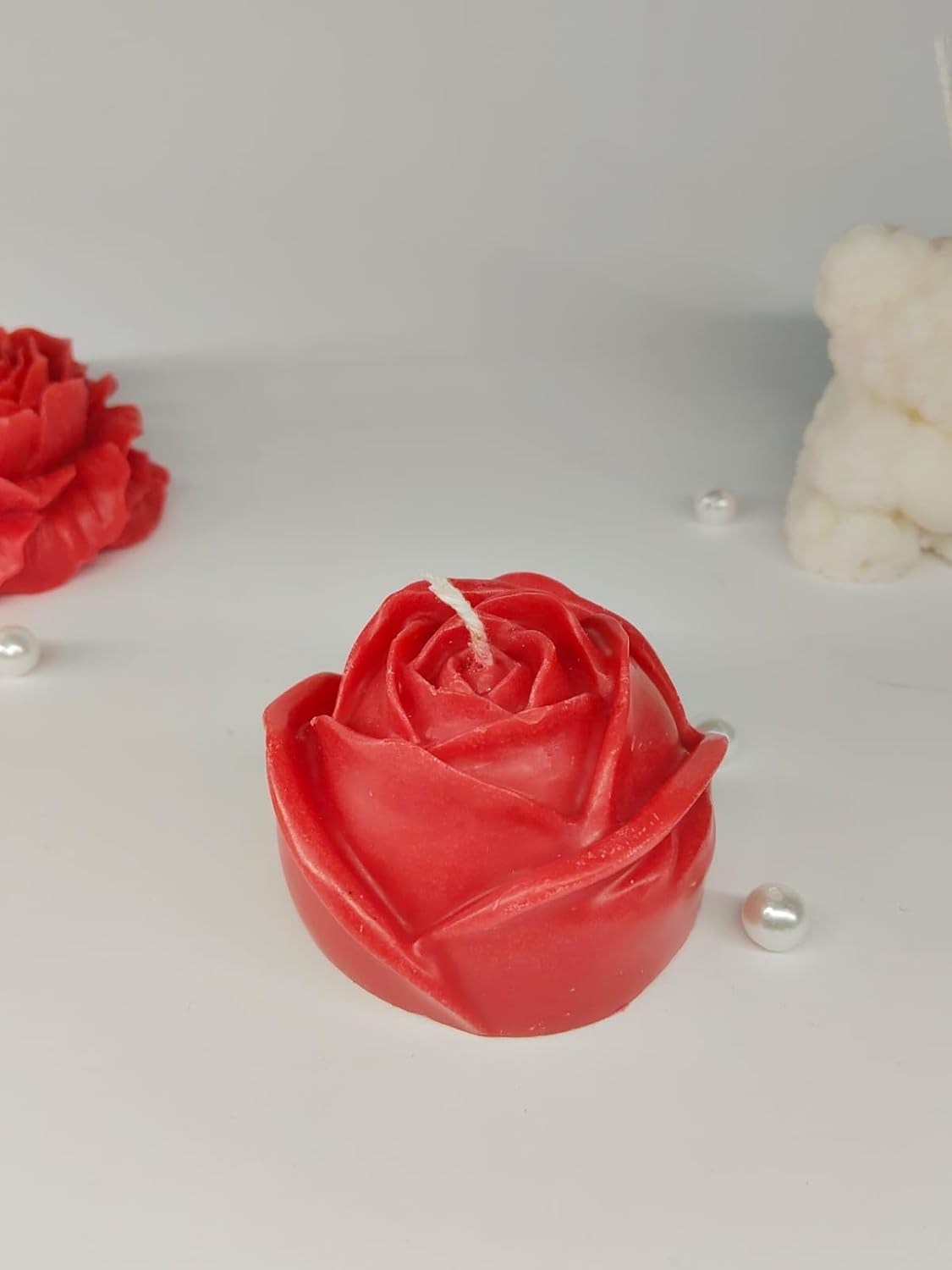 🌹❤️🕯️ rose shaped scented candles – set of 3 (red, pink & white) | romantic décor | home styling | scented floral candle set ✨💗🌸 🌹❤️🕯️ rose shaped scented candles – set of 3 (red, pink & white) | romantic décor | home styling | scented floral candle set ✨💗🌸