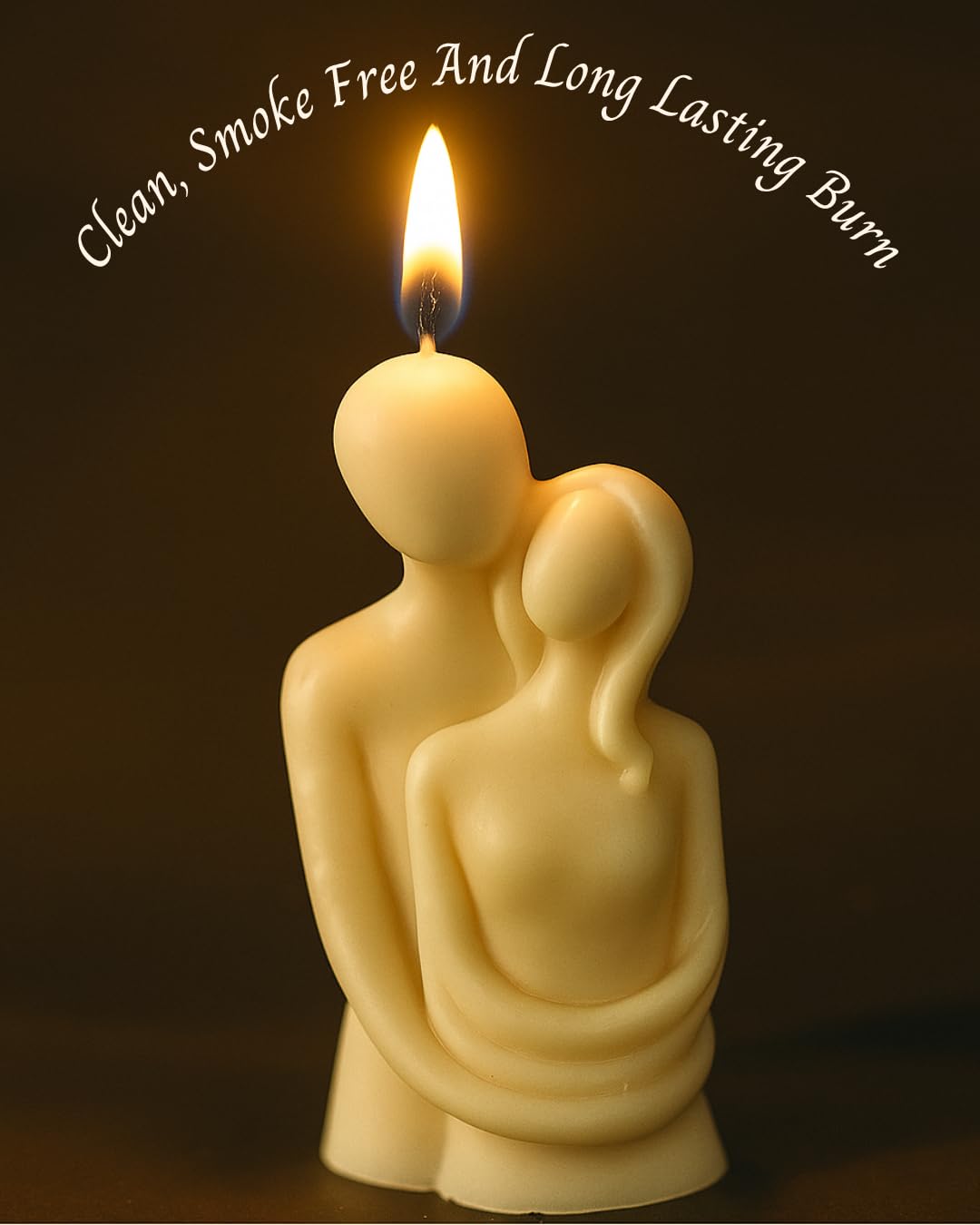 ๐ couple hug candle โ 100% pure soy wax | romantic decorative candle | handcrafted | white color โจ๐ฏ๏ธ๐ค ๐ couple hug candle โ 100% pure soy wax | romantic decorative candle | handcrafted | white color โจ๐ฏ๏ธ๐ค