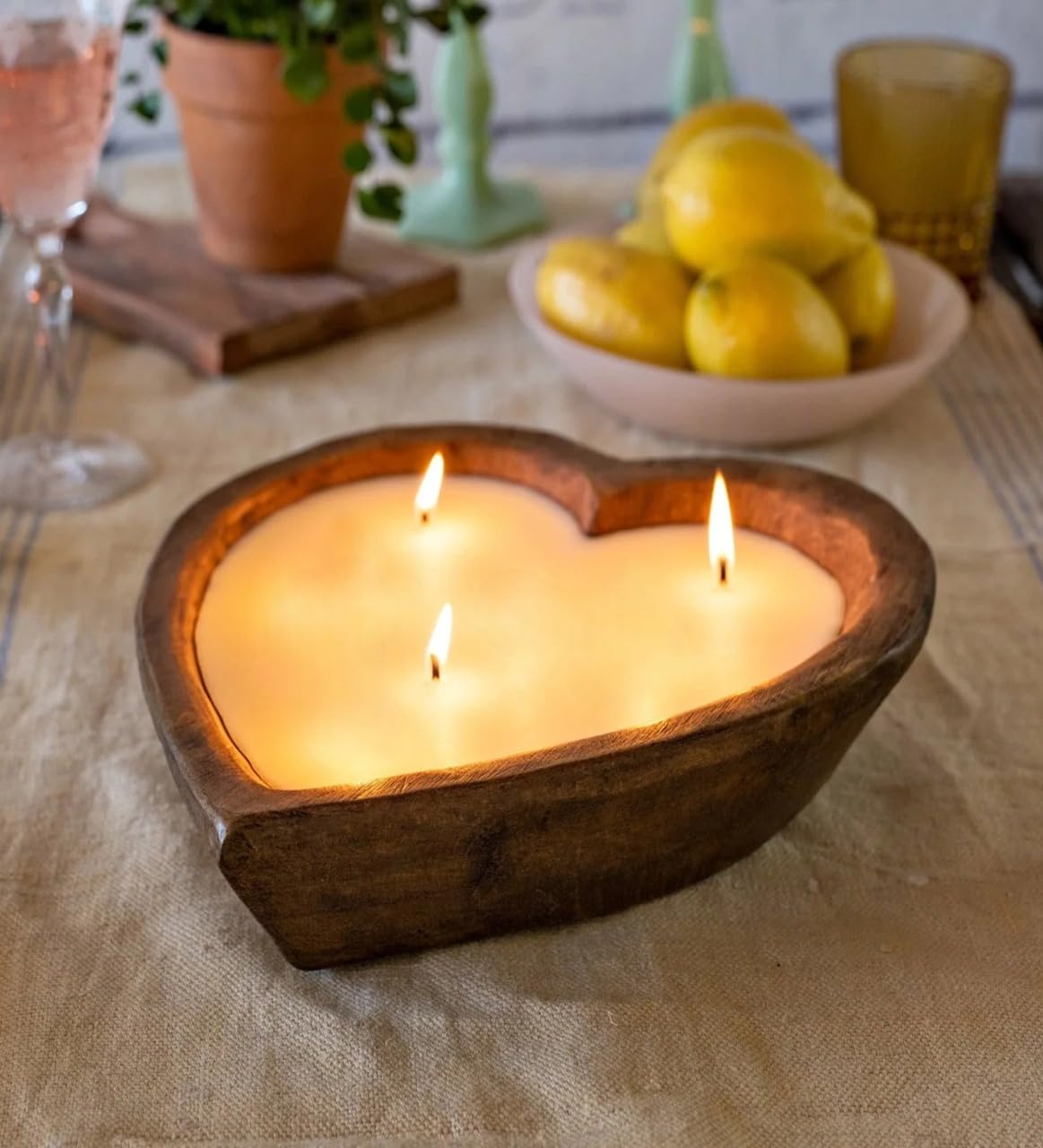 🤎💖🕯️ wooden heart candle | handmade soy wax candle | scented romantic candle | aesthetic home décor gift ✨🌿🌙 🤎💖🕯️ wooden heart candle | handmade soy wax candle | scented romantic candle | aesthetic home décor gift ✨🌿🌙