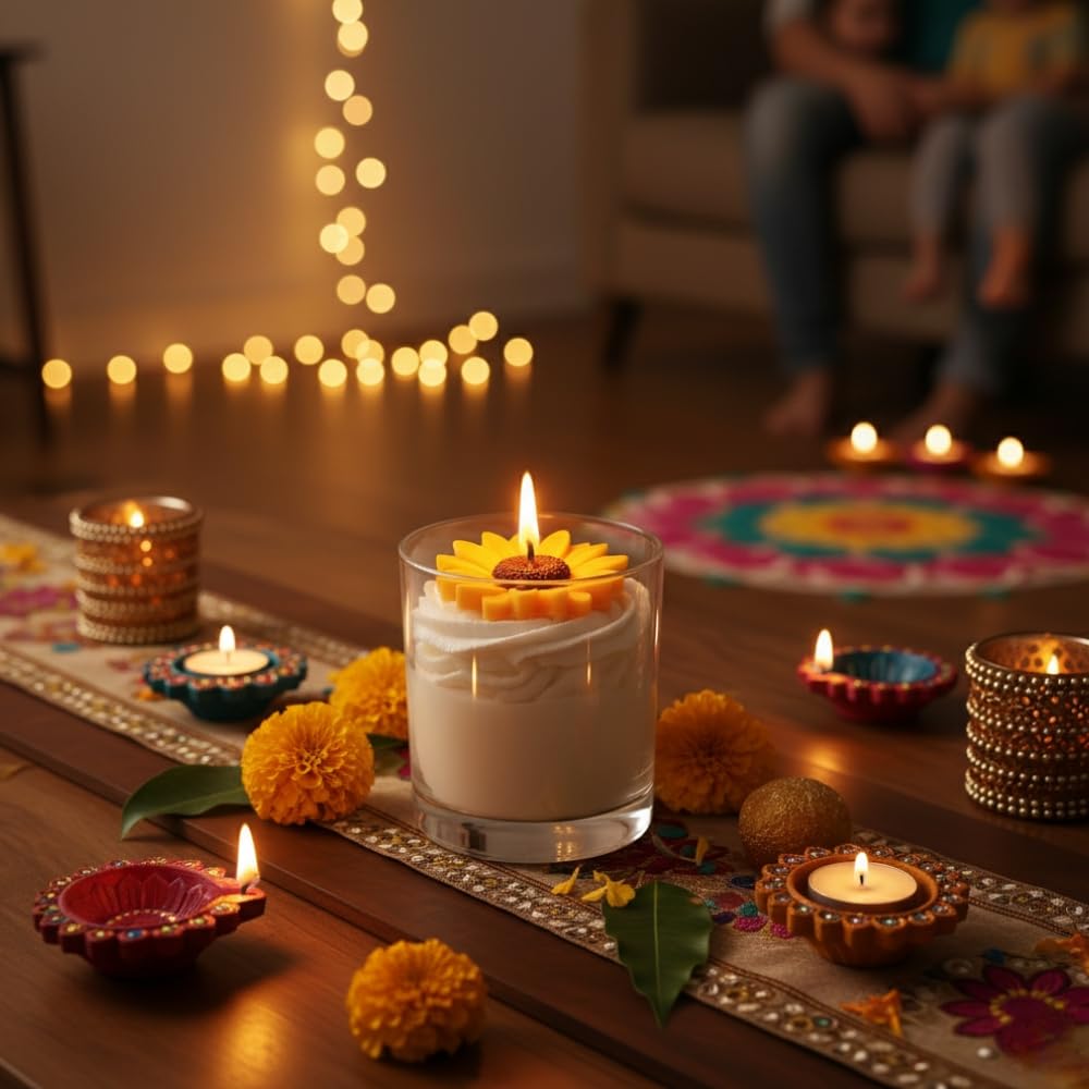 🌻🕯️ sunflower candle mini jar | hand poured soy wax candle in glass jar | home décor & gift ✨🌼🏡 🌻🕯️ sunflower candle mini jar | hand poured soy wax candle in glass jar | home décor & gift ✨🌼🏡