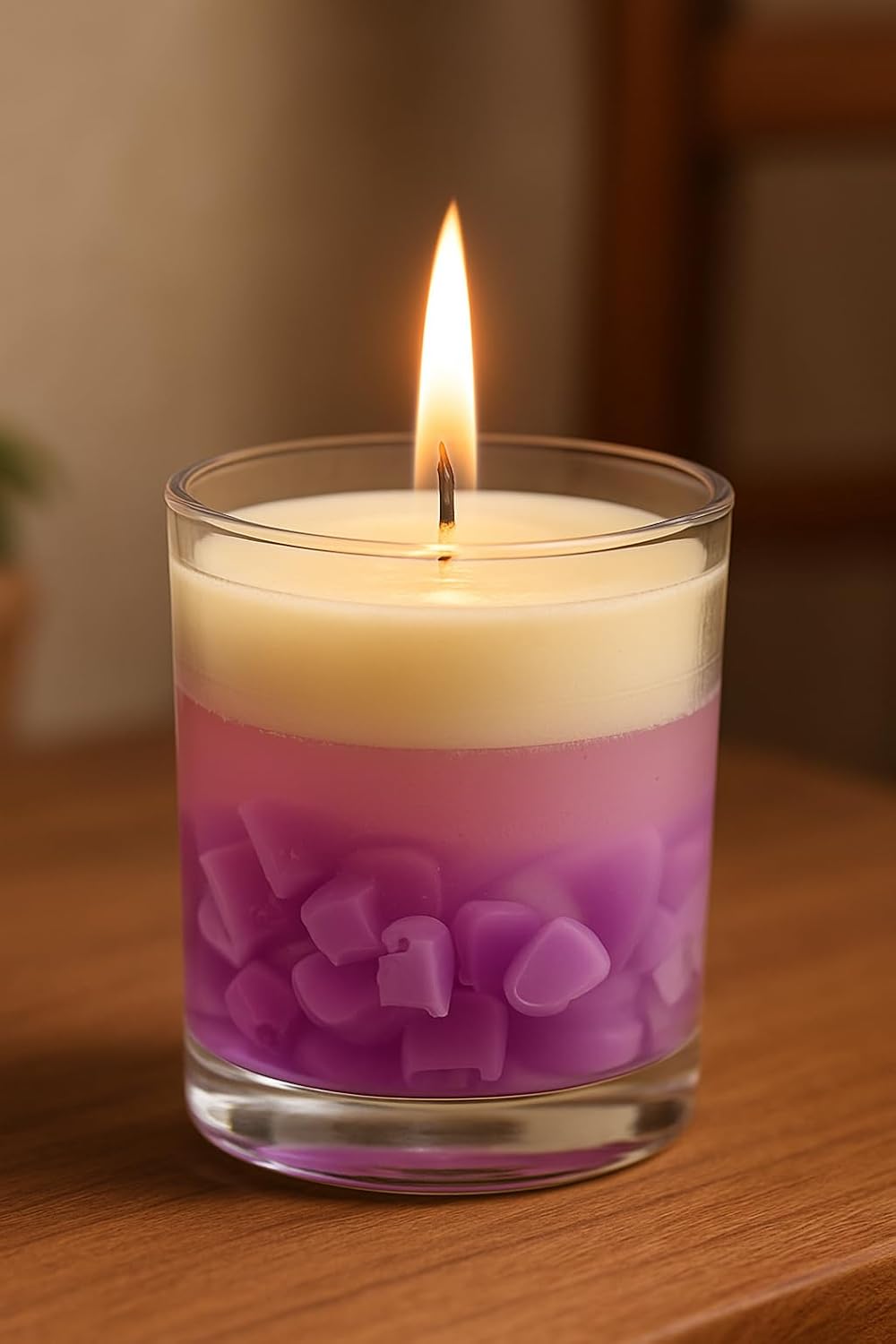 💜🕯️ scented purple gel soy wax candle | heart shaped gel embeds, home décor & gifting ✨🤍 💜🕯️ scented purple gel soy wax candle | heart shaped gel embeds, home décor & gifting ✨🤍