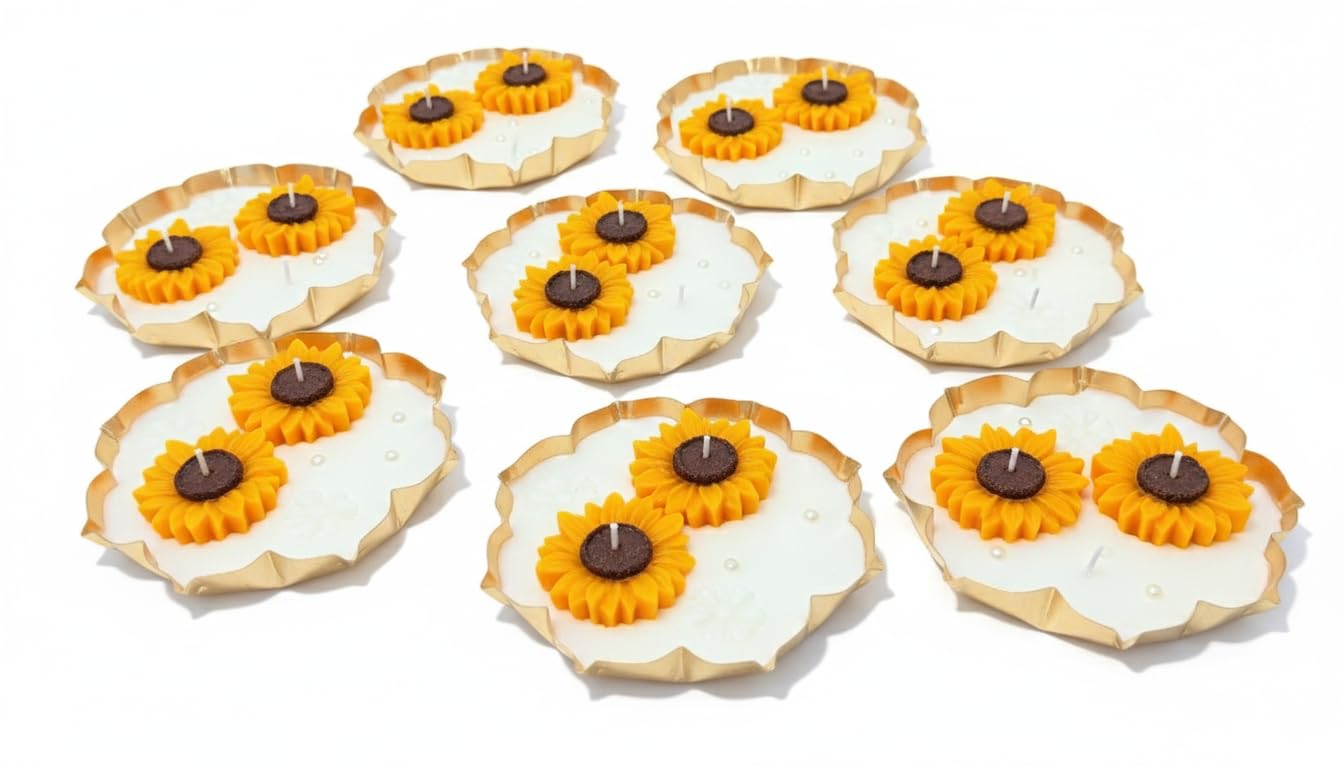 🪷🕯️ urli flower soy wax candle | decorative candle for diwali, pooja & gifting ✨ 🪷🕯️ urli flower soy wax candle | decorative candle for diwali, pooja & gifting ✨