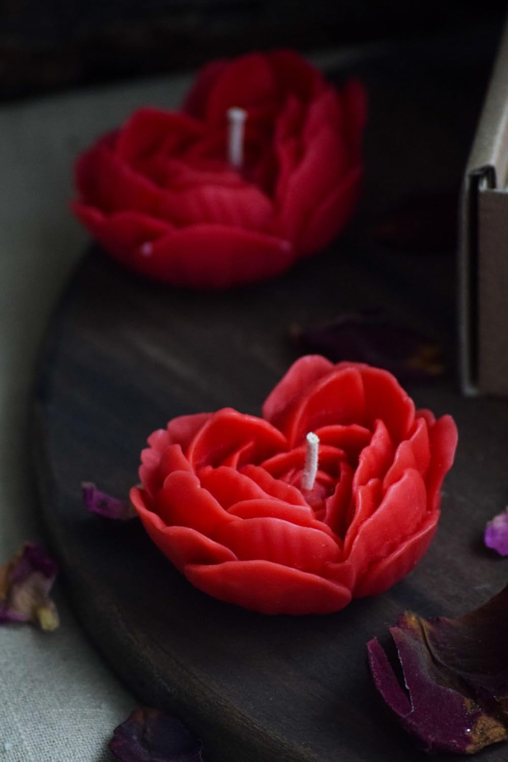 🌹 4 roses heart petals candles – pack of 4 | pure soy wax | scented | handcrafted floral heart candles ❤️🕯️✨ 🌹 4 roses heart petals candles – pack of 4 | pure soy wax | scented | handcrafted floral heart candles ❤️🕯️✨