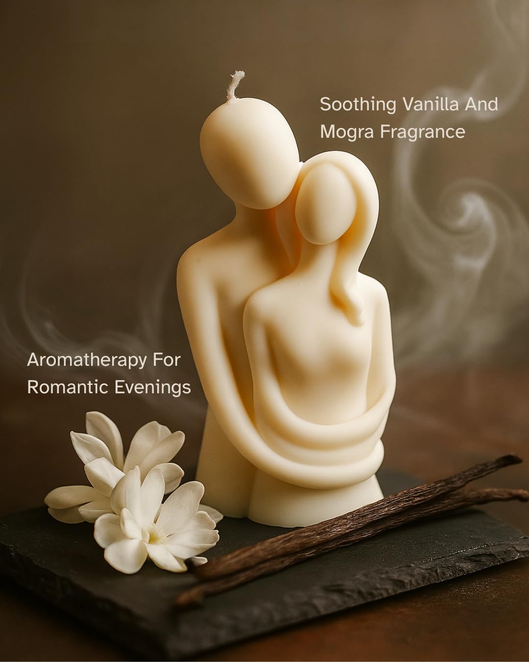 ๐ couple hug candle โ 100% pure soy wax | romantic decorative candle | handcrafted | white color โจ๐ฏ๏ธ๐ค ๐ couple hug candle โ 100% pure soy wax | romantic decorative candle | handcrafted | white color โจ๐ฏ๏ธ๐ค