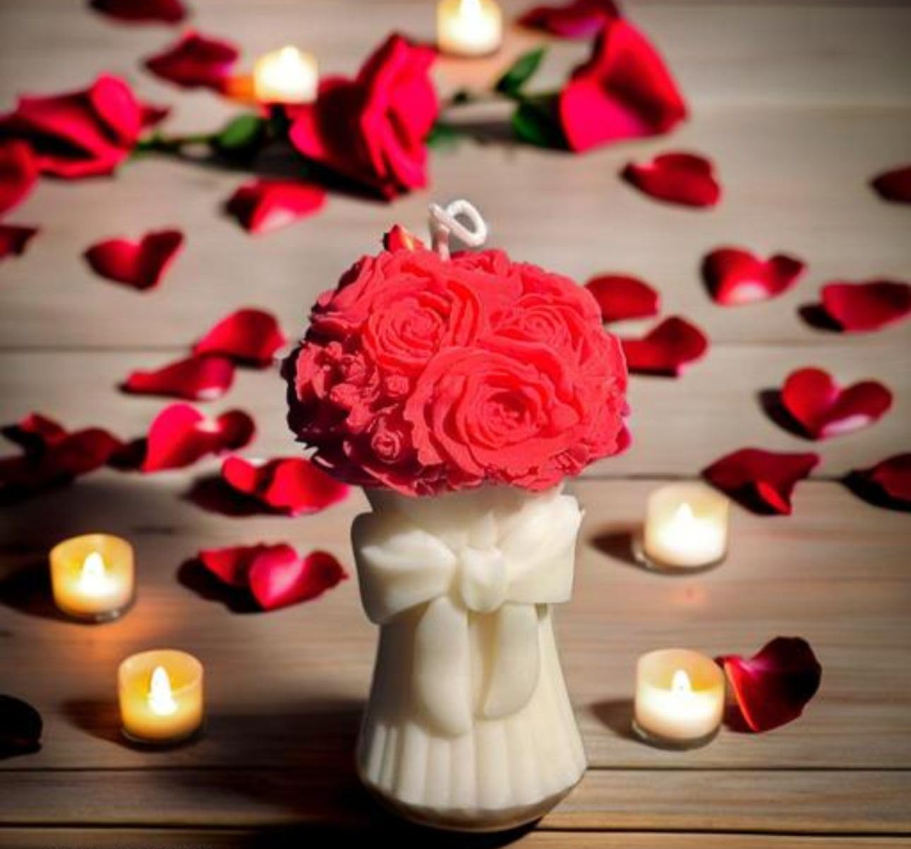 🌸🕯️ bouquet candle (handmade decorative gift candle) | floral wax candle | home décor & gifting ✨💐🏡 🌸🕯️ bouquet candle (handmade decorative gift candle) | floral wax candle | home décor & gifting ✨💐🏡