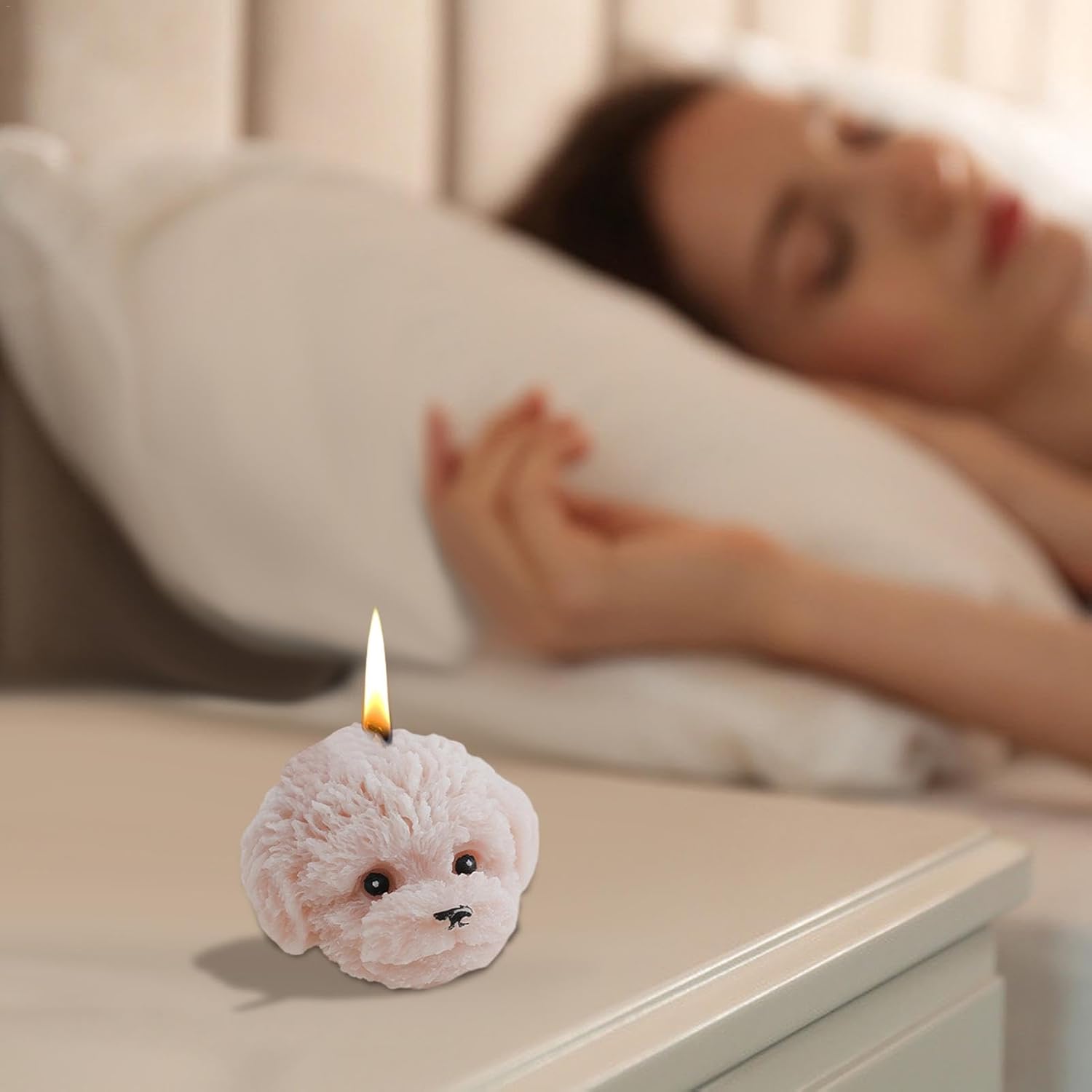 🐶🕯️ puppy face decorative candle – festive décor & gifting | home and office soy wax candle ✨🌿 🐶🕯️ puppy face decorative candle – festive décor & gifting | home and office soy wax candle ✨🌿