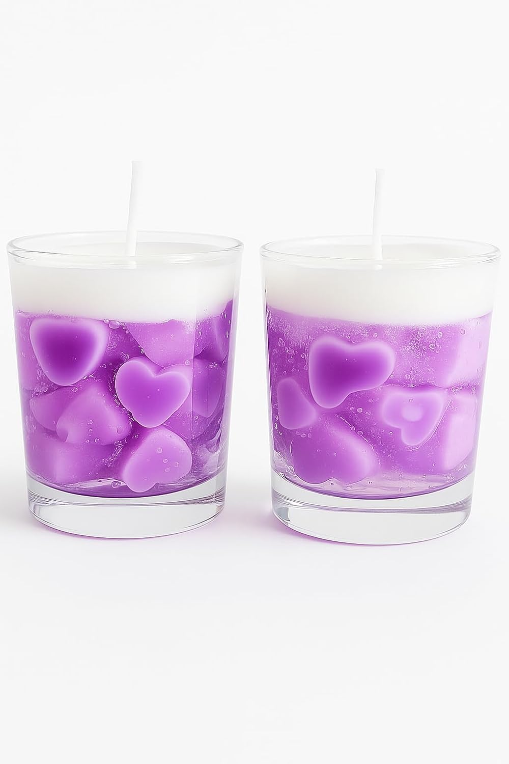 💜🕯️ scented purple gel soy wax candle | heart shaped gel embeds, home décor & gifting ✨🤍 💜🕯️ scented purple gel soy wax candle | heart shaped gel embeds, home décor & gifting ✨🤍