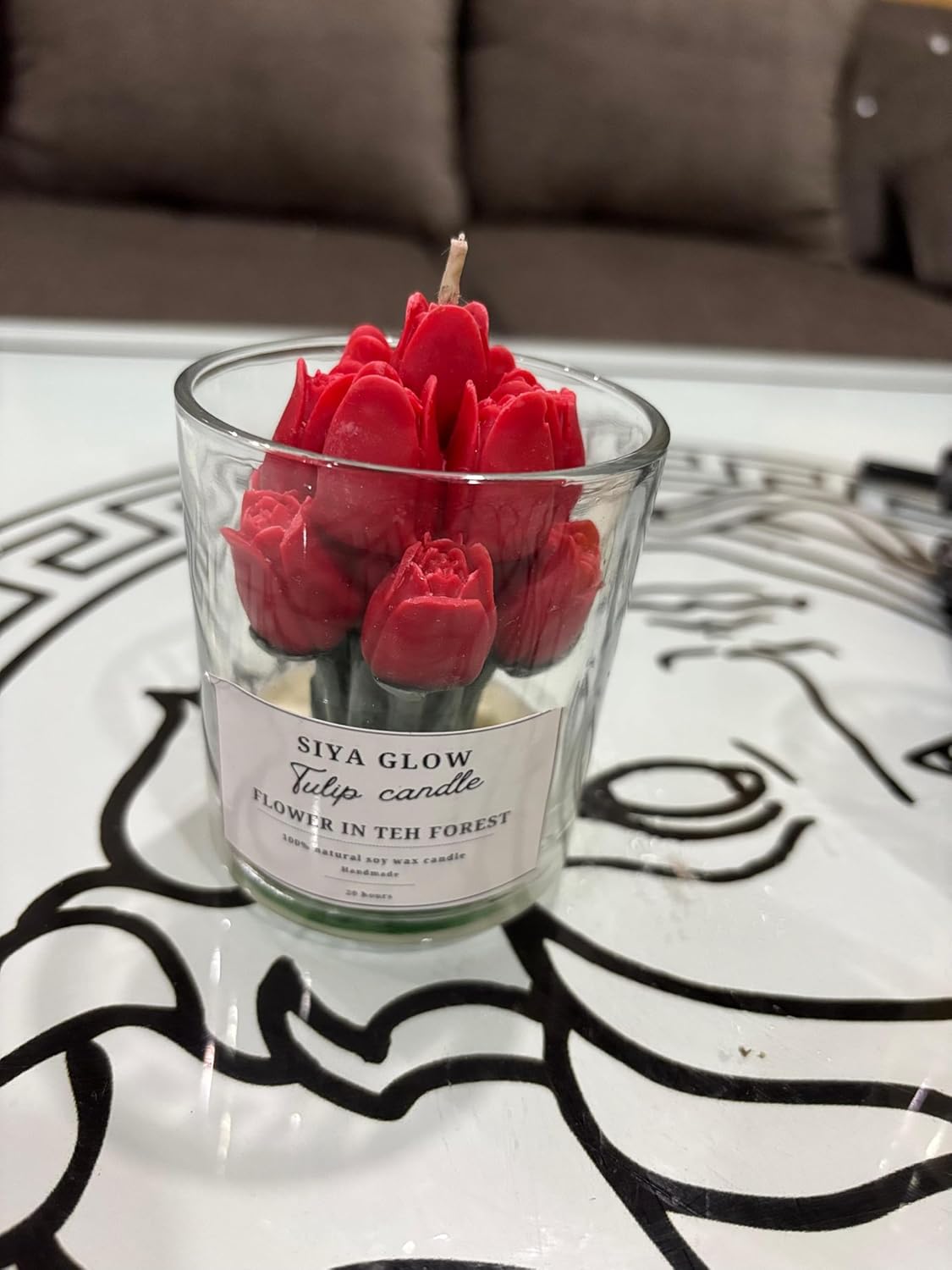❤️🕯️ red tulip jar candle | decorative scented candle for home & gifting ✨🌹 ❤️🕯️ red tulip jar candle | decorative scented candle for home & gifting ✨🌹