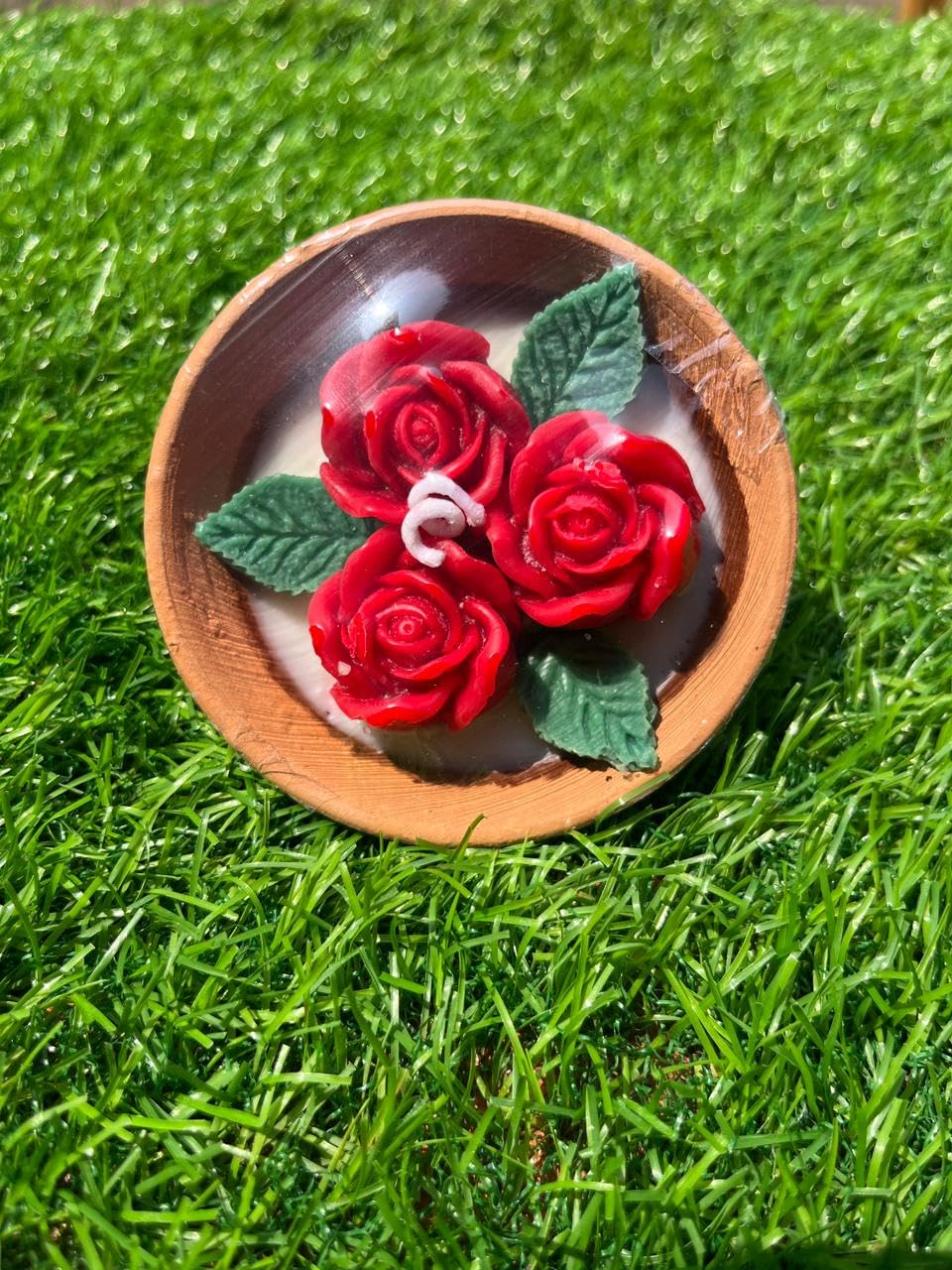 🌹🪔🕯️ rose diya candle | floral wax diya | festive décor & gift ✨🕉️🏡 🌹🪔🕯️ rose diya candle | floral wax diya | festive décor & gift ✨🕉️🏡