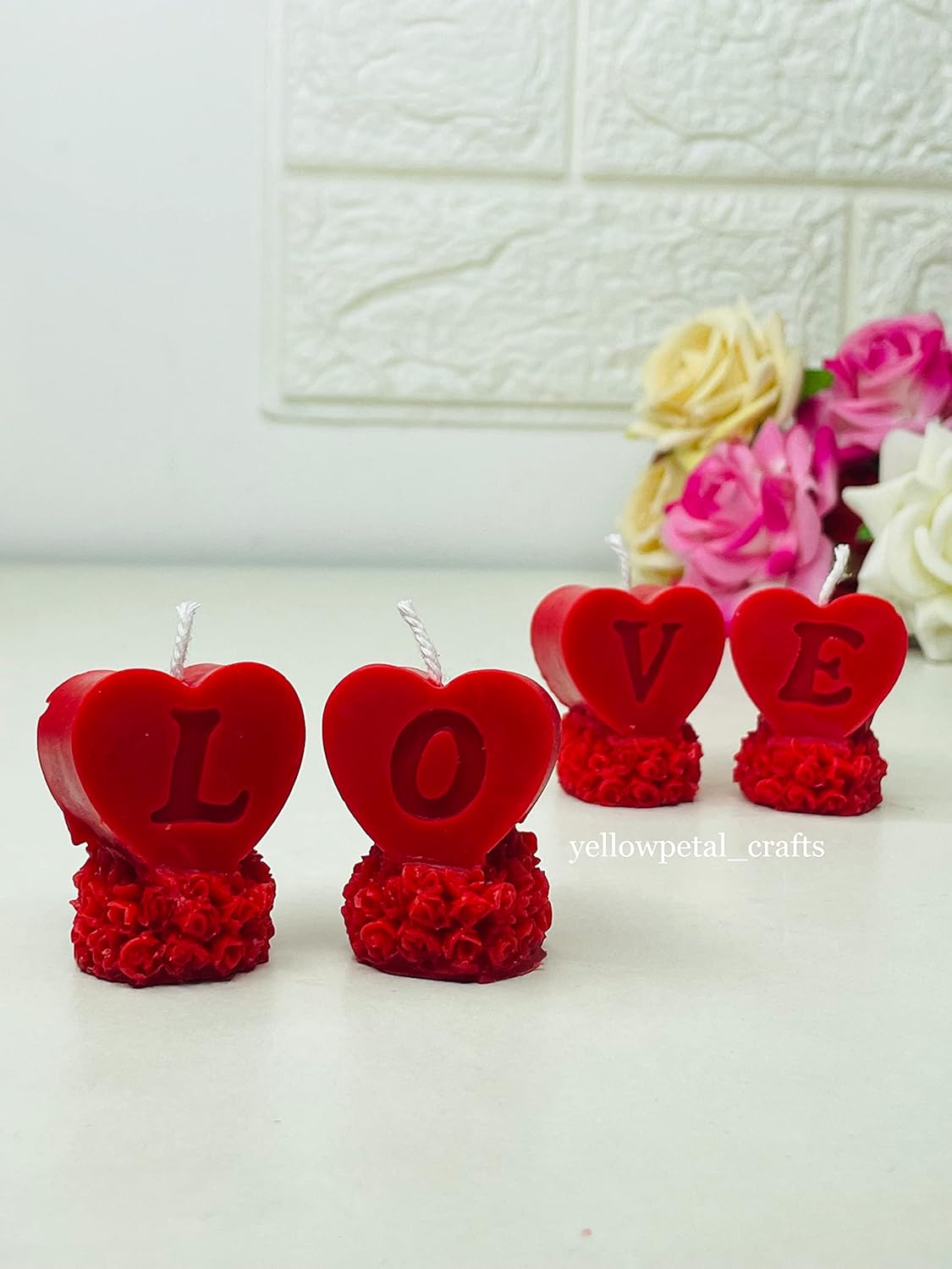 💖🕯️ mini love candle set | gift box of 4 romantic tiny candles | cute décor & gifting combo ✨🎁 💖🕯️ mini love candle set | gift box of 4 romantic tiny candles | cute décor & gifting combo ✨🎁