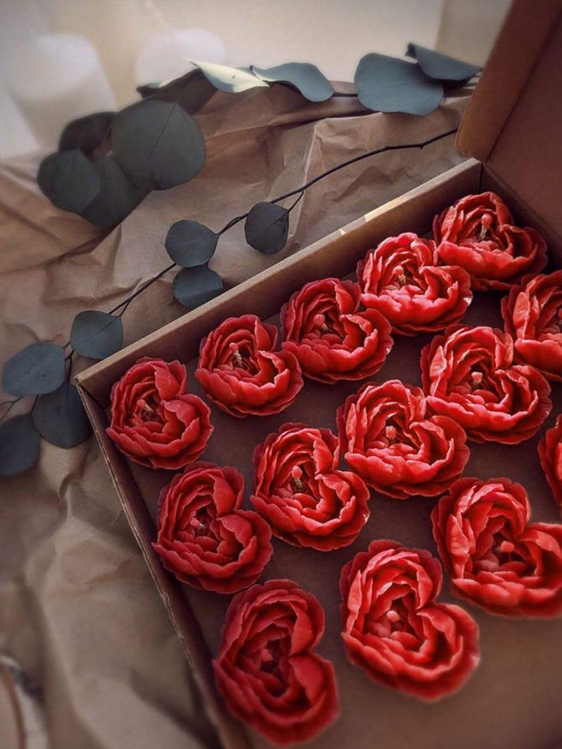 🌹 4 roses heart petals candles – pack of 4 | pure soy wax | scented | handcrafted floral heart candles ❤️🕯️✨ 🌹 4 roses heart petals candles – pack of 4 | pure soy wax | scented | handcrafted floral heart candles ❤️🕯️✨