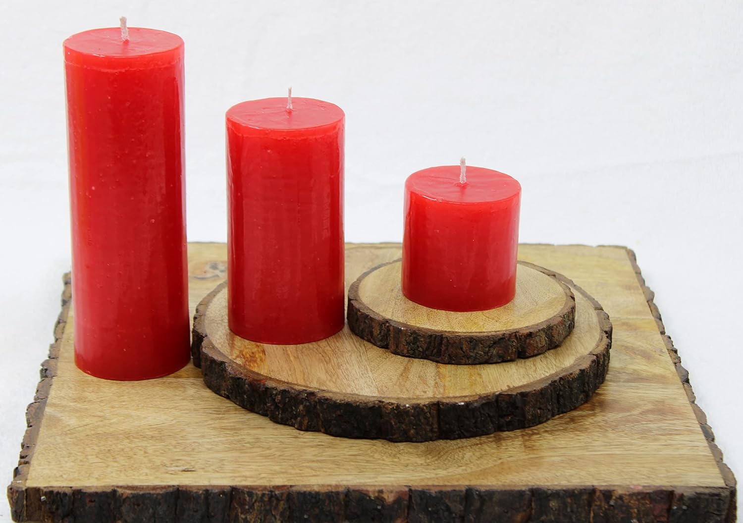 🌟 scented pillar candle set of 3 – premium smooth fragrance | red decorative wax candles for home décor & festivals 🕯️❤️✨ 🌟 scented pillar candle set of 3 – premium smooth fragrance | red decorative wax candles for home décor & festivals 🕯️❤️✨