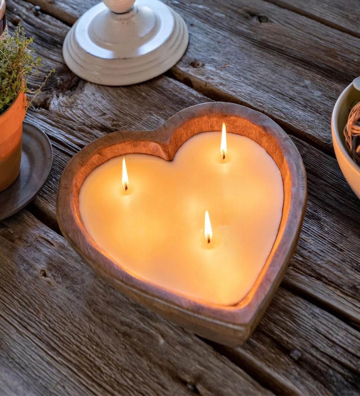 🤎💖🕯️ wooden heart candle | handmade soy wax candle | scented romantic candle | aesthetic home décor gift ✨🌿🌙 🤎💖🕯️ wooden heart candle | handmade soy wax candle | scented romantic candle | aesthetic home décor gift ✨🌿🌙