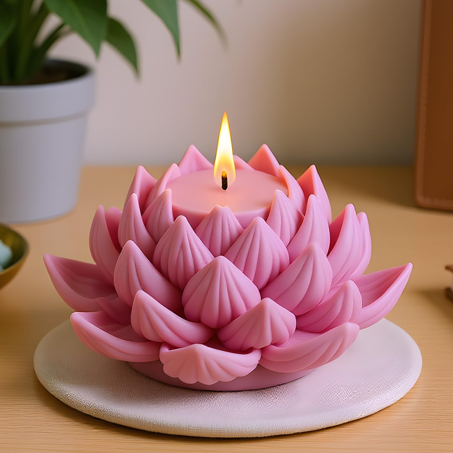 🌸 lotus scented candles – pack of 4 | floral & natural fragrances | pure wax | aromatic home décor 🕯️💮✨ 🌸 lotus scented candles – pack of 4 | floral & natural fragrances | pure wax | aromatic home décor 🕯️💮✨