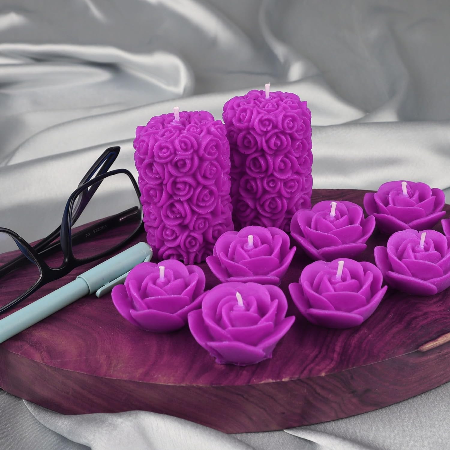 ๐ 100% pure soy wax candles โ lavender scented | purple decorative candle set of 10 ๐ฏ๏ธ๐๐ธโจ ๐ 100% pure soy wax candles โ lavender scented | purple decorative candle set of 10 ๐ฏ๏ธ๐๐ธโจ