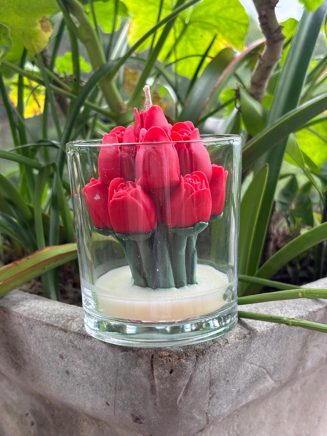 ❤️🕯️ red tulip jar candle | decorative scented candle for home & gifting ✨🌹 ❤️🕯️ red tulip jar candle | decorative scented candle for home & gifting ✨🌹