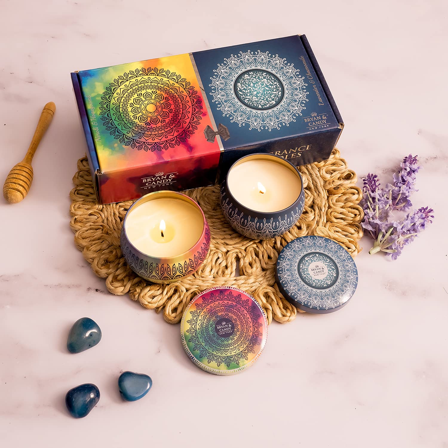 ๐ dry season scented aroma candles gift set โ soy wax | lavender & jasmine | premium printed tin jars | pack of 2 (80g each) ๐ฏ๏ธโจ๐๐ผ ๐ dry season scented aroma candles gift set โ soy wax | lavender & jasmine | premium printed tin jars | pack of 2 (80g each) ๐ฏ๏ธโจ๐๐ผ