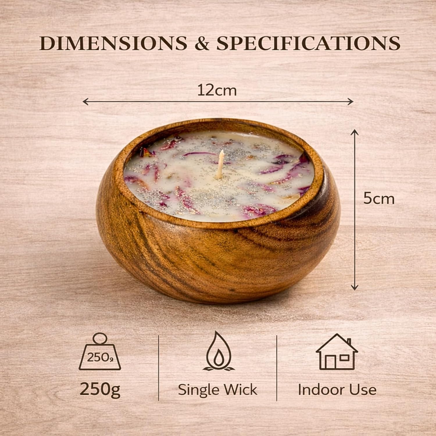 🪵🕯️ wooden bowl scented candle | rustic home décor, relaxation & gifting ✨🤎 🪵🕯️ wooden bowl scented candle | rustic home décor, relaxation & gifting ✨🤎