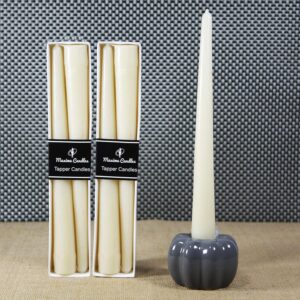 🌟 maxime white taper candles – pack of 4 | unscented | long burning | ideal for weddings, vigils, church & home décor 🕯️🤍✨