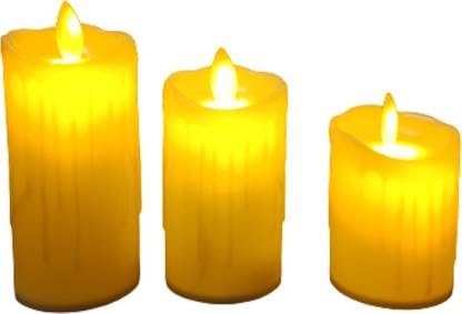 🕯️✨ flameless led swing candles – pack of 3 | smokeless decorative lights for festivals & home décor 💡 🕯️✨ flameless led swing candles – pack of 3 | smokeless decorative lights for festivals & home décor 💡