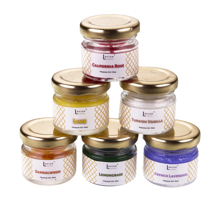 🕯️✨ home sajawat scented mini jar candles – set of 6 | rose, lemon grass, jasmine, vanilla, lavender & sandalwood | home décor & gifting 🌸🏡 🕯️✨ home sajawat scented mini jar candles – set of 6 | rose, lemon grass, jasmine, vanilla, lavender & sandalwood | home décor & gifting 🌸🏡
