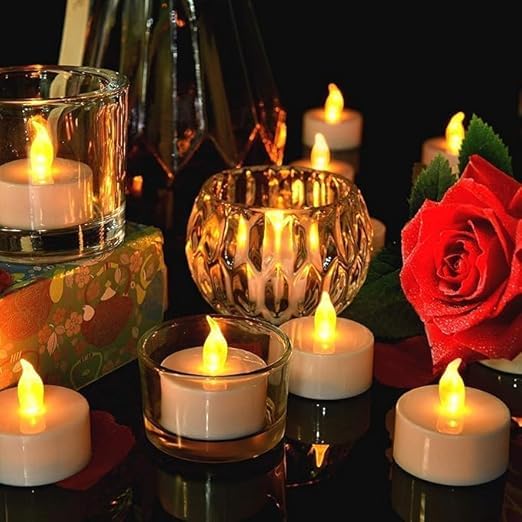 🕯️✨ set of 24 tea light led candles – smokeless decorative lights | home, festival & party décor 🌟🏡 🕯️✨ set of 24 tea light led candles – smokeless decorative lights | home, festival & party décor 🌟🏡