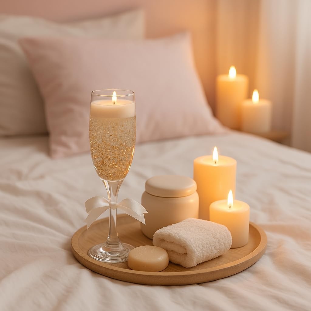 🍾🕯️ luxury champagne glass scented candle | golden glitter gel with white wax top | premium decorative aroma candle for home décor & gifting ✨🏡 🍾🕯️ luxury champagne glass scented candle | golden glitter gel with white wax top | premium decorative aroma candle for home décor & gifting ✨🏡