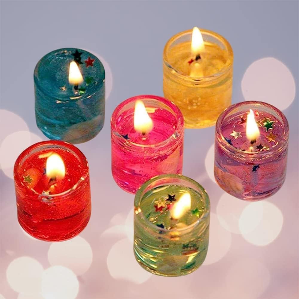 π―οΈβ¨ gel glass candles β pack of 6 | long lasting smokeless decorative glass candles for home & events π―οΈβ¨ gel glass candles β pack of 6 | long lasting smokeless decorative glass candles for home & events