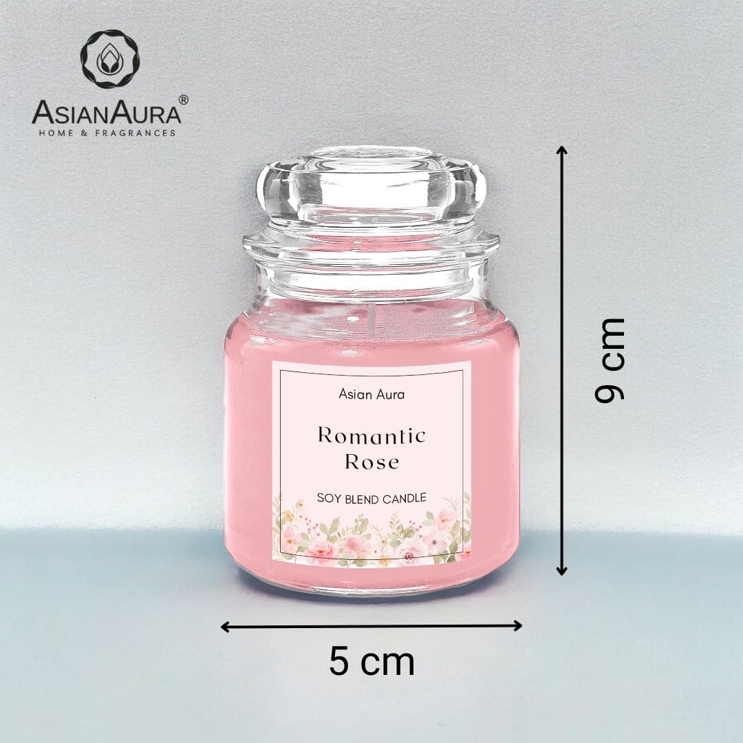 🌹🕯️ scented organic soy wax yankee jar candle – romantic rose | luxury aromatherapy candle (pink, pack of 1) 💖✨ 🌹🕯️ scented organic soy wax yankee jar candle – romantic rose | luxury aromatherapy candle (pink, pack of 1) 💖✨