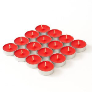 ❤️🕯️ 50 pack red tealight candles – romantic, dripless & long lasting | home, wedding & mood décor ✨🏡