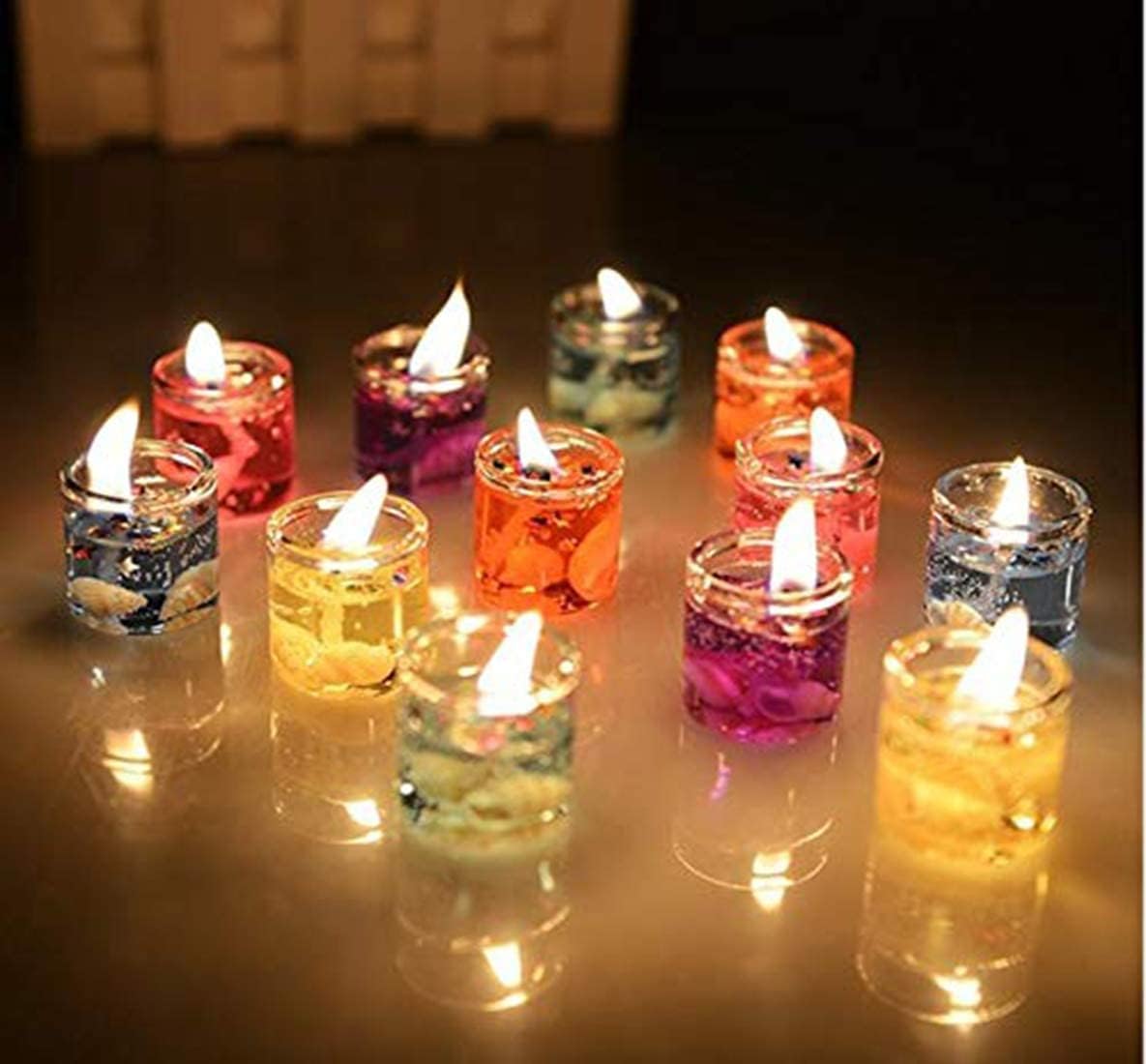 π―οΈβ¨ gel glass candles β pack of 6 | long lasting smokeless decorative glass candles for home & events π―οΈβ¨ gel glass candles β pack of 6 | long lasting smokeless decorative glass candles for home & events