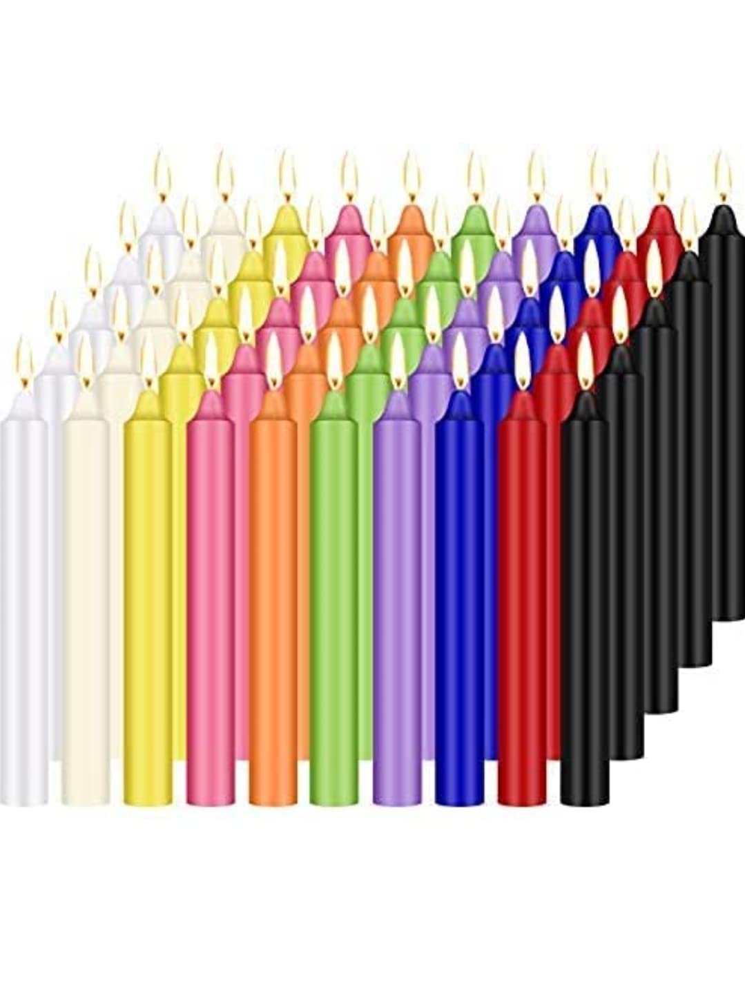 ๐๐ฏ๏ธ 5โ multi color chime / mombati candles โ pack of 20 | energy balance, manifestation & spiritual ritual candles โจ๐ก ๐๐ฏ๏ธ 5โ multi color chime / mombati candles โ pack of 20 | energy balance, manifestation & spiritual ritual candles โจ๐ก