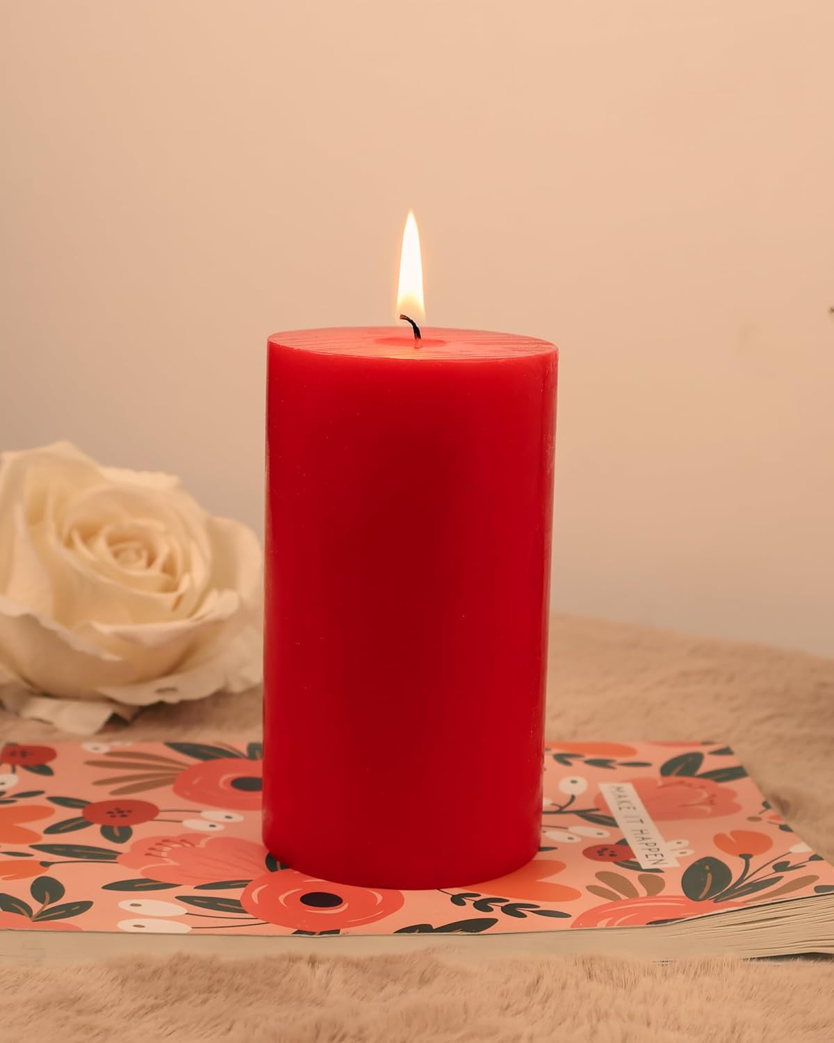 🍓🕯️ highly strawberry scented premium pillar candles – set of 4 | 10–12 hrs burn time | smokeless & dripless | home décor & festival décor ✨🏡 🍓🕯️ highly strawberry scented premium pillar candles – set of 4 | 10–12 hrs burn time | smokeless & dripless | home décor & festival décor ✨🏡