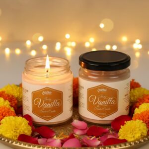 ๐ค๐ฏ๏ธ pure soy wax panel jar candles โ smokeless scented candles (ivory, set of 2) โจ๐ก