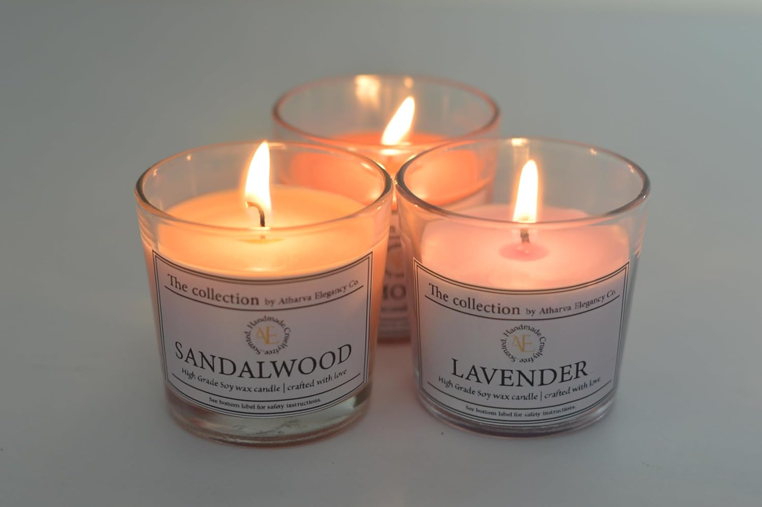 ๐ฏ๏ธ๐ฟ scented soy wax candles โ sandalwood, lavender & cinnamon apple | luxury aroma candle set (420g / 140g x 3) โจ๐ ๐ฏ๏ธ๐ฟ scented soy wax candles โ sandalwood, lavender & cinnamon apple | luxury aroma candle set (420g / 140g x 3) โจ๐