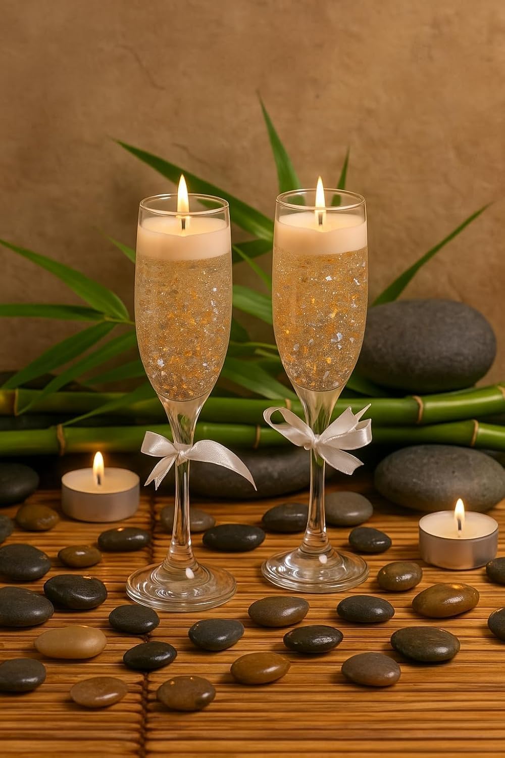 🍾🕯️ luxury champagne glass scented candle | golden glitter gel with white wax top | premium decorative aroma candle for home décor & gifting ✨🏡 🍾🕯️ luxury champagne glass scented candle | golden glitter gel with white wax top | premium decorative aroma candle for home décor & gifting ✨🏡