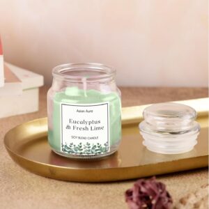 💚🕯️ yankee jar candle – warm fragrance of eucalyptus & fresh lime | luxury scented candle for love, gifting & home décor