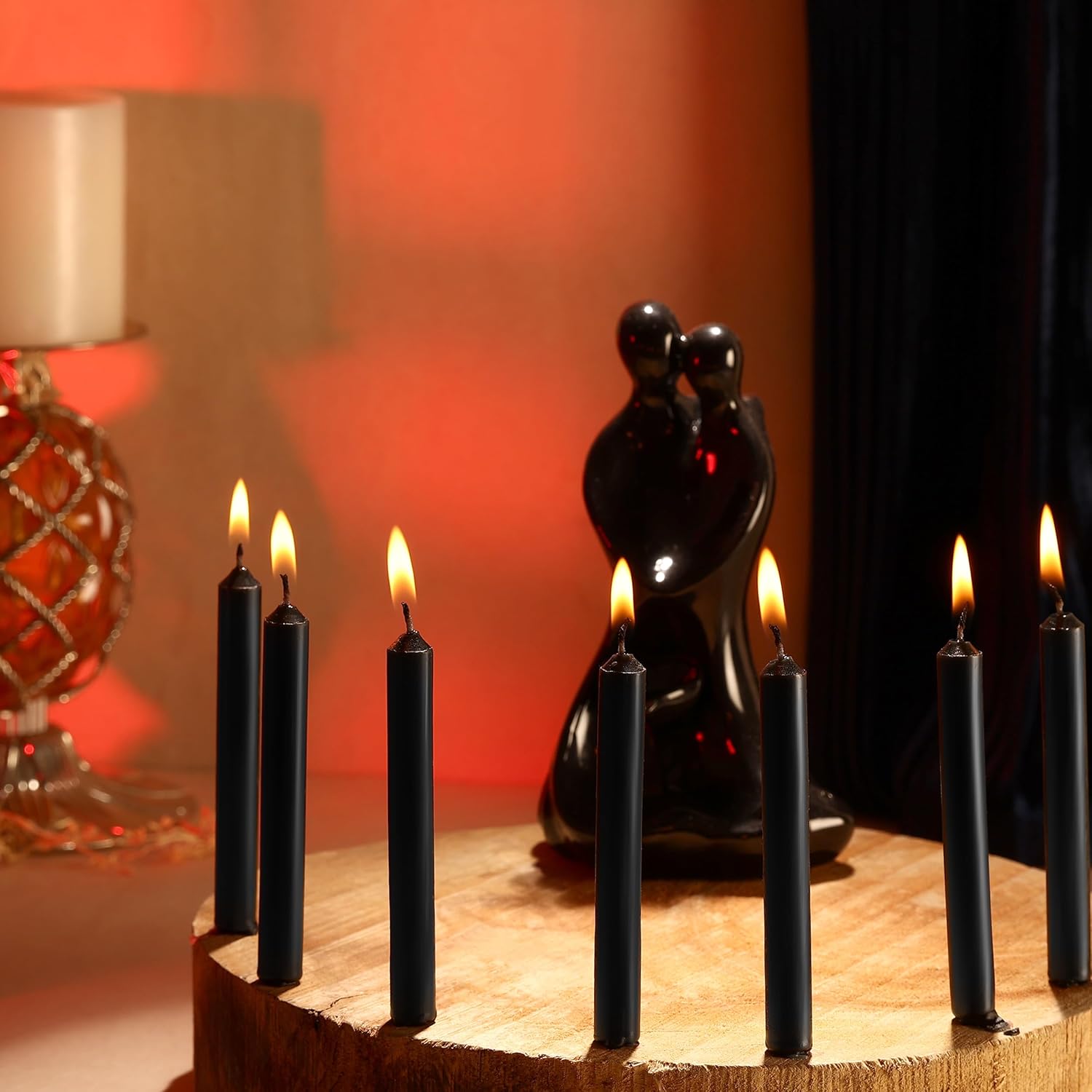 ๐ค๐ฏ๏ธ 5โ black chime / mombati candles โ pack of 20 | protection, cleansing & spiritual ritual candles โจ๐ก ๐ค๐ฏ๏ธ 5โ black chime / mombati candles โ pack of 20 | protection, cleansing & spiritual ritual candles โจ๐ก