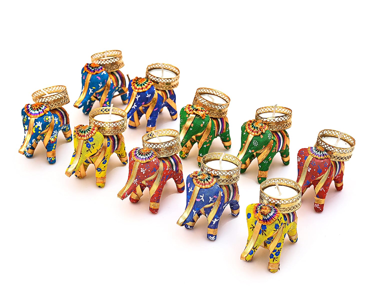 ππ―οΈ elephant tealight candle holders β pack of 5 | handcrafted decorative diya stands for home & festivals β¨ ππ―οΈ elephant tealight candle holders β pack of 5 | handcrafted decorative diya stands for home & festivals β¨